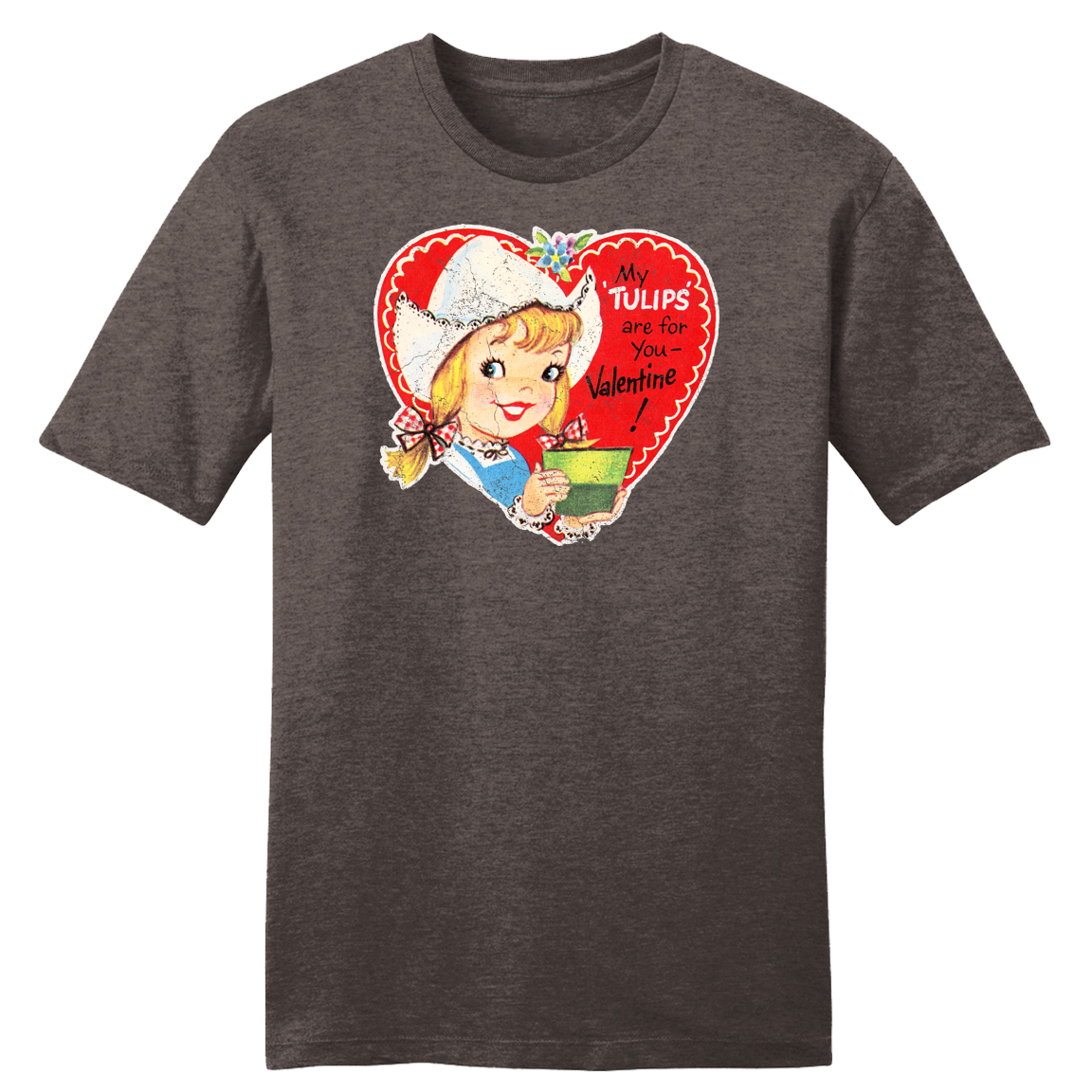 My Tulips Are for You - Vintage Valentine's Day Tee