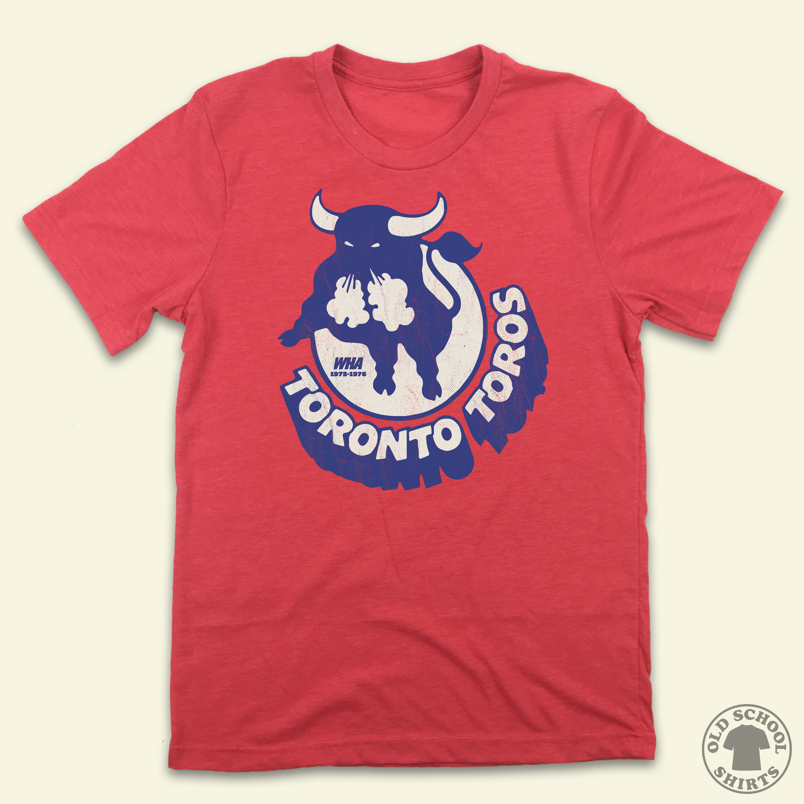 Toronto Toros (WHA) 3/4 Sleeve Raglan Hockey Shirt - Free Shipping