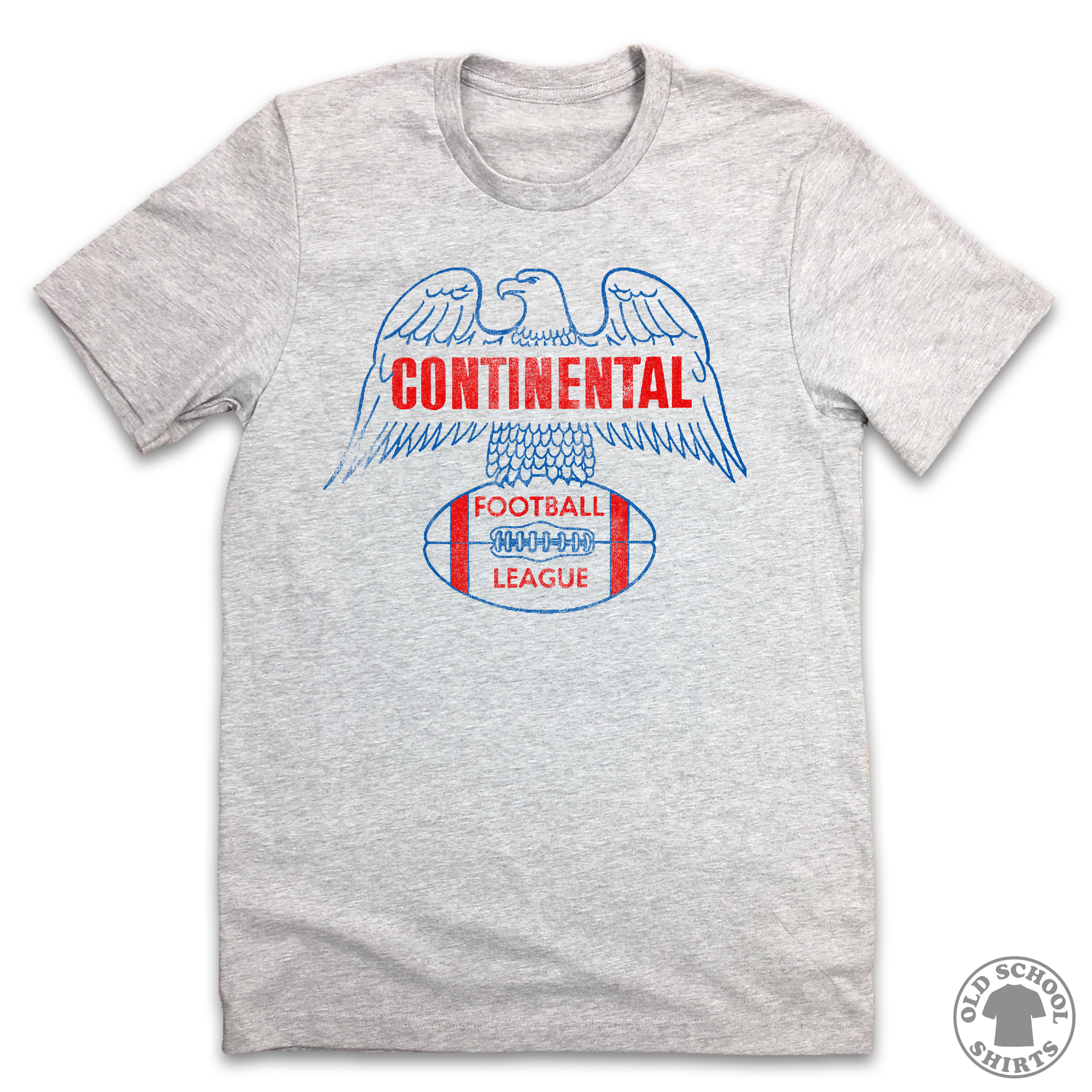 Continental Football League - Old School Shirts- Retro Sports T Shirts