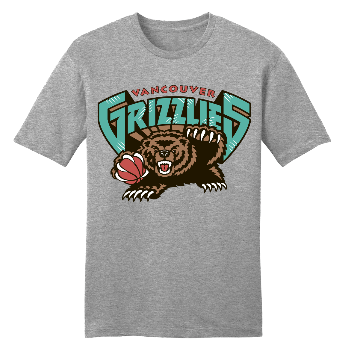 Vancouver Grizzlies Skyline T-Shirt in Faded Black - Glue Store