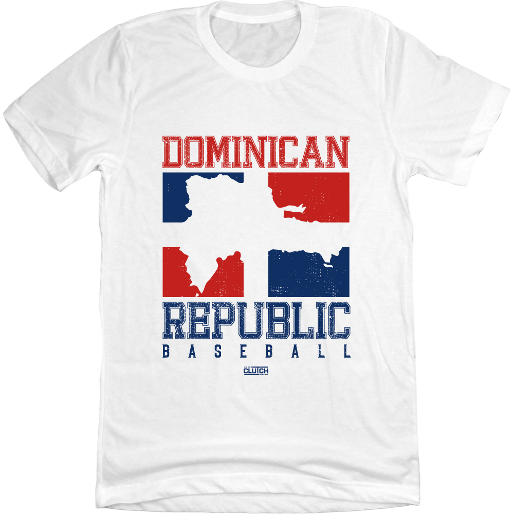 Dominican Republic Baseball 2023 white T-shirt Old School Shirts