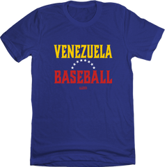 Venezuela Baseball 2023 blue T-shirt Old School Shirts