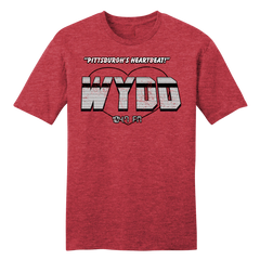 WYDD - Pittsburgh's Heartbeat '80s logo tee