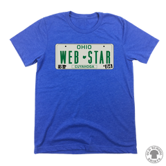 Web Star License Plate