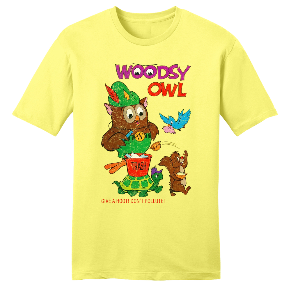 Woodsy Owl Woodland Creatures 1970s tee