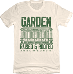 Boston Garden Raised and Rooted T-shirt white