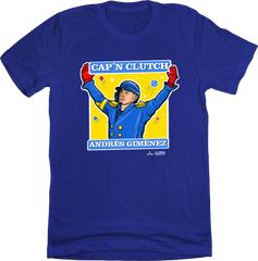 Andres "Cap'n Clutch" Giminez MLBPA Tee