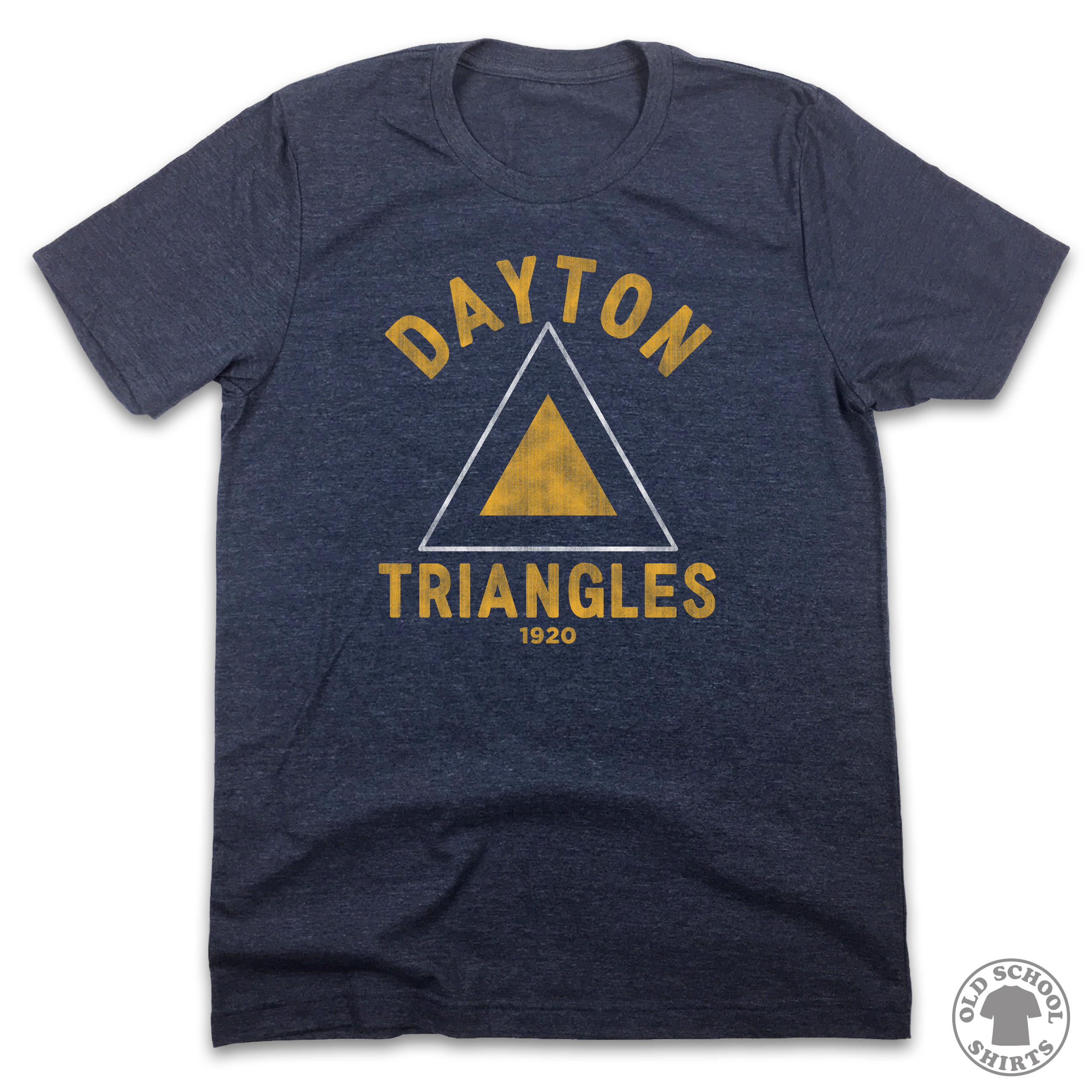Dayton Triangles - Old School Shirts- Retro Sports T Shirts