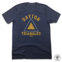 Dayton Triangles - Old School Shirts- Retro Sports T Shirts