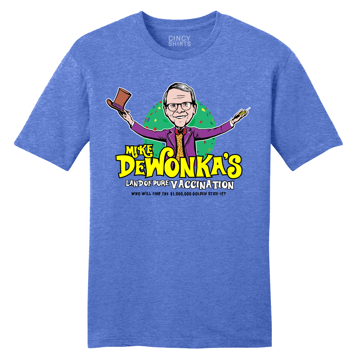 Mike DeWonka's Land of Pure Vaccination tee