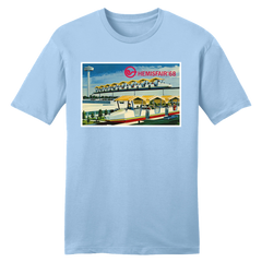 HemisFair Postcard Tee blue