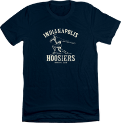 Indianapolis Hoosiers T-shirt navy blue Old School Shirts