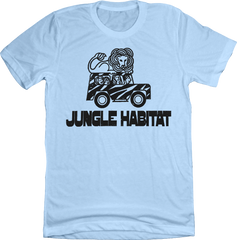 Jungle Habitat T-shirt Old School Shirts blue