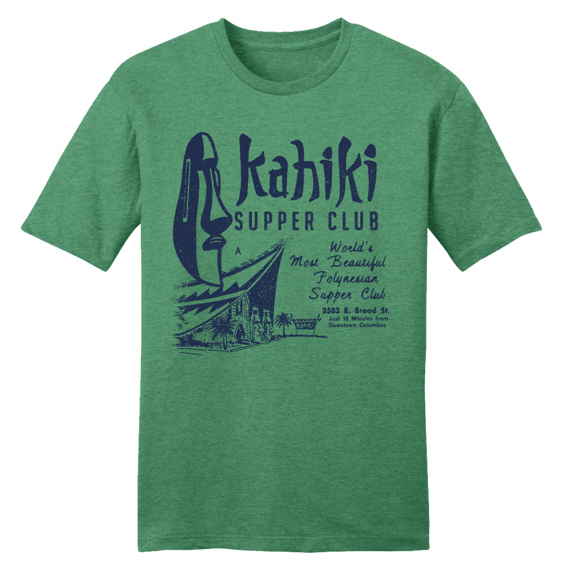 Kahiki Supper Club green T-shirt