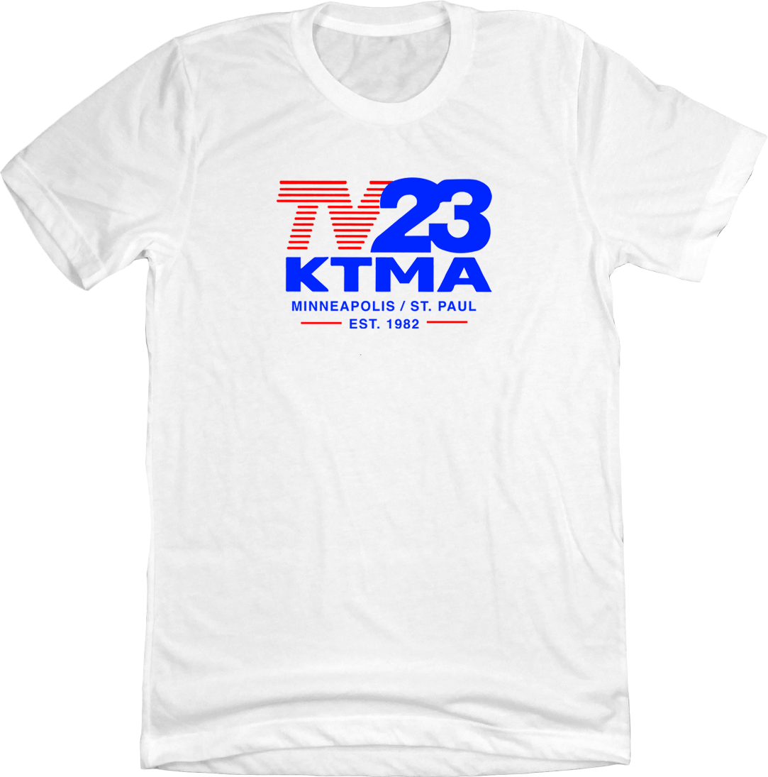 TV23 KTMA White T-shirt Old School Shirts
