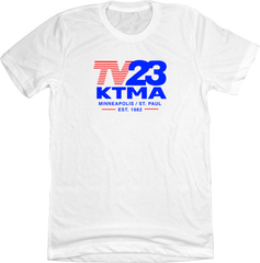 TV23 KTMA White T-shirt Old School Shirts