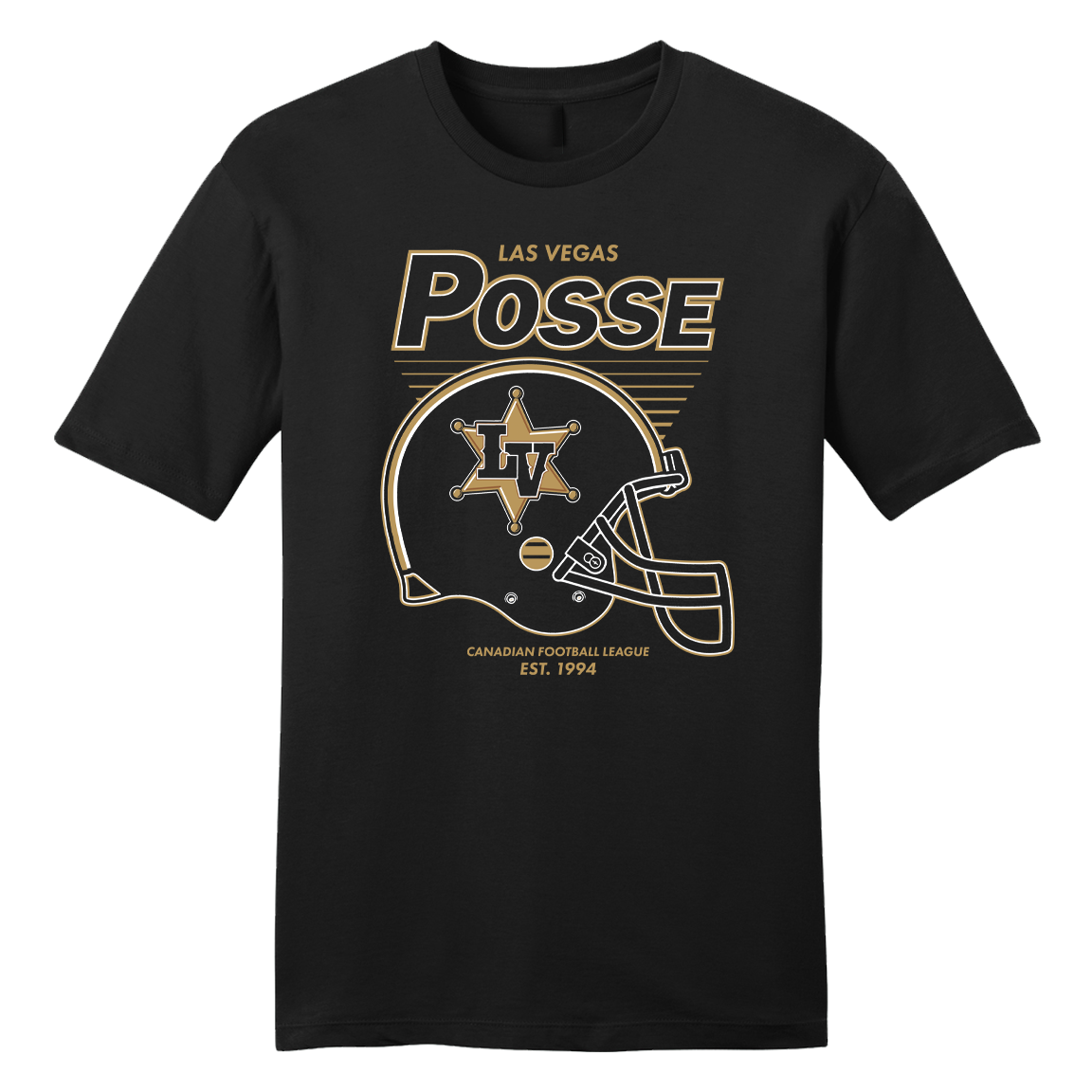 Las Vegas Posse football tee