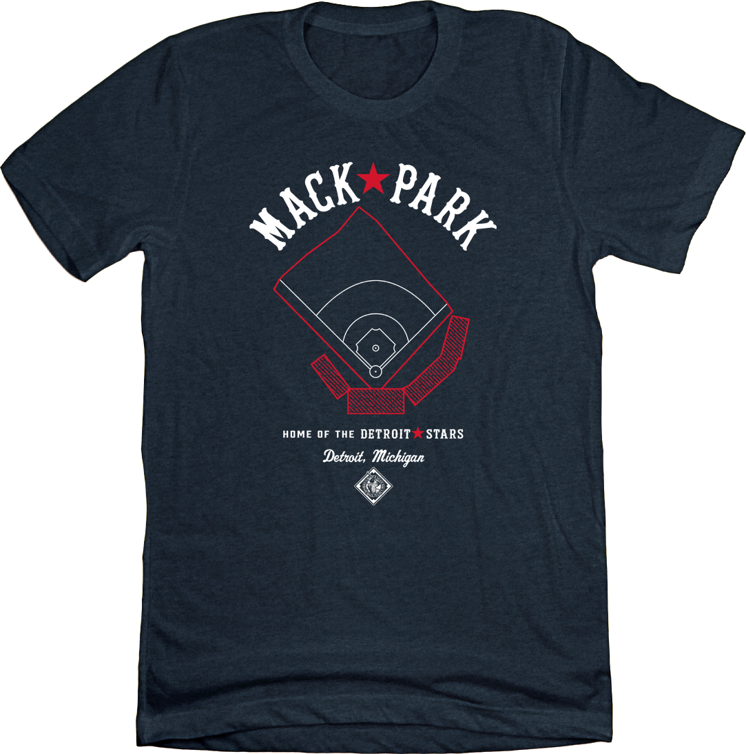 Mack Park Home of the Detroit Stars Old School Shirts