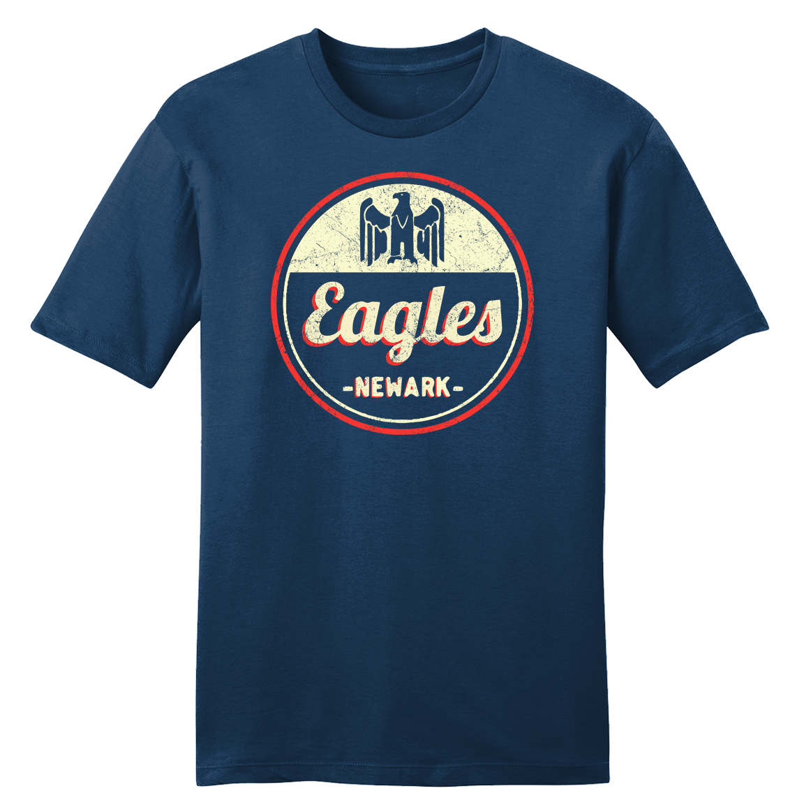 Newark Eagles Negro League Baseball - Unisex T-Shirt / Navy / S
