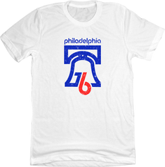 Philadelphia Bicentennial 76 White T-shirt Old School Shirts