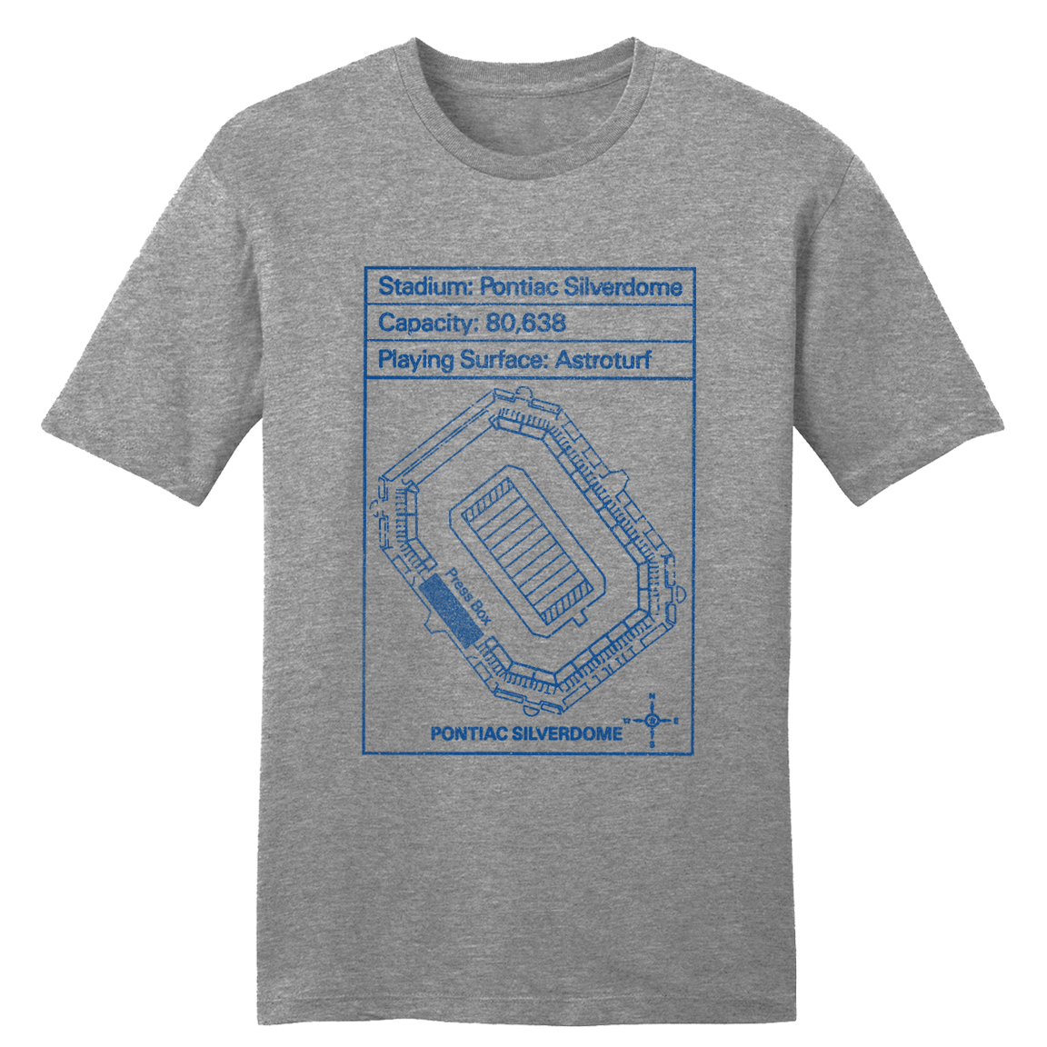 Pontiac Silverdome Specs tee