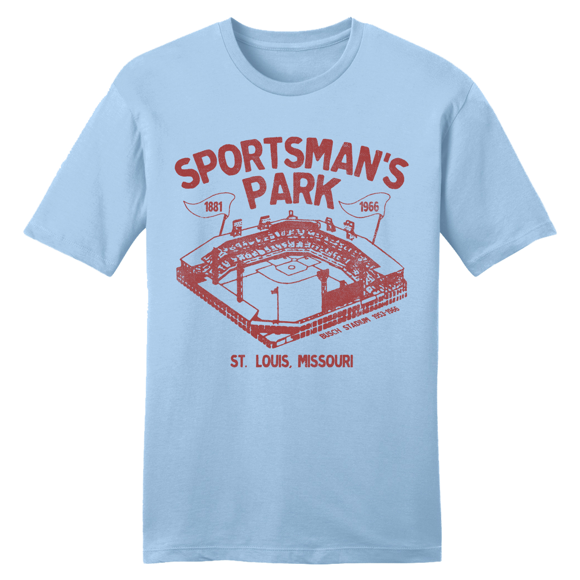 St. Louis Cardinals Baseball Old Busch Stadium Crewneck Sweatshirt