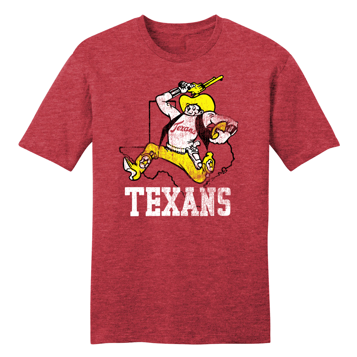 Dallas Texans 1960 Unisex T Shirt Heather Red S