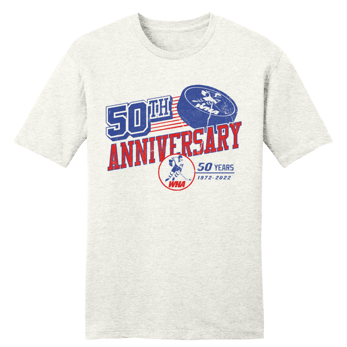 50th Anniversary WHA - Unisex T-Shirt / White / S