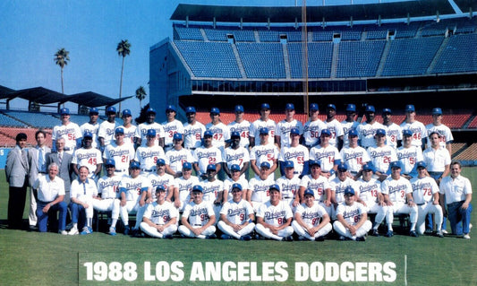 1988 Los Angeles Dodgers team photo