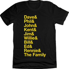 Baseball Lineup 1979 Pittsburgh & black T-shirt Old School Shirts