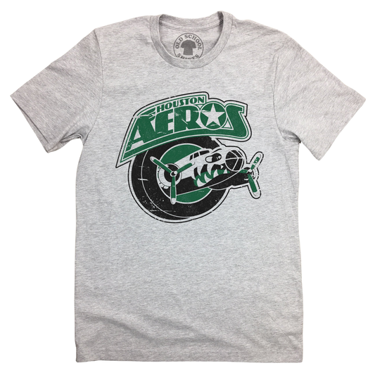 Houston Aeros IHL/AHL Logo Old School Shirts