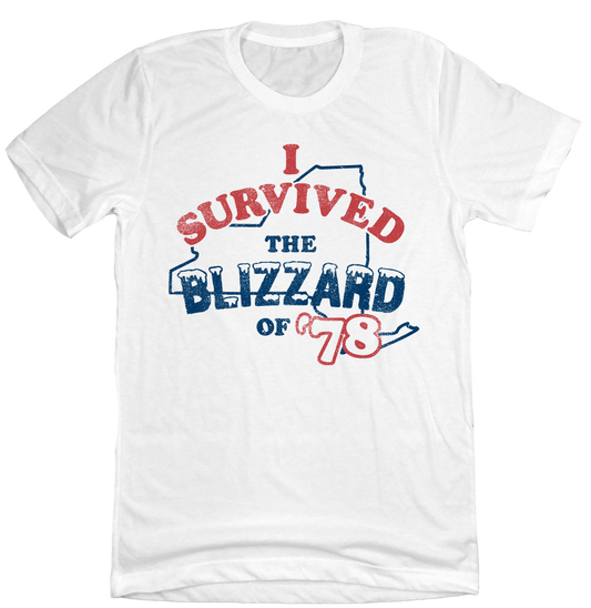 I Survived the Blizzard of '78 New York State Old School Shirts