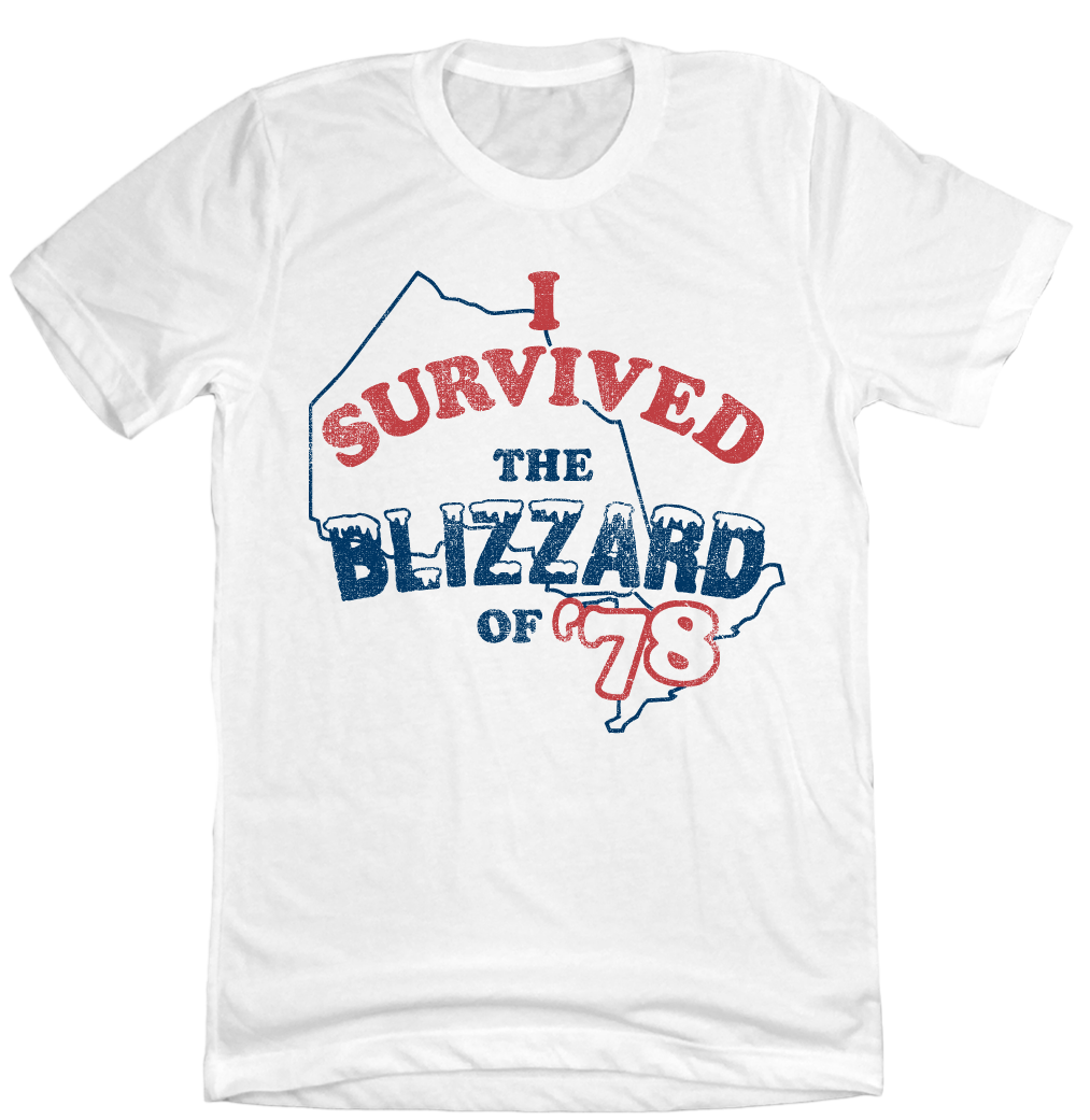 I Survived the Blizzard of '78 Ontario Old School Shirts