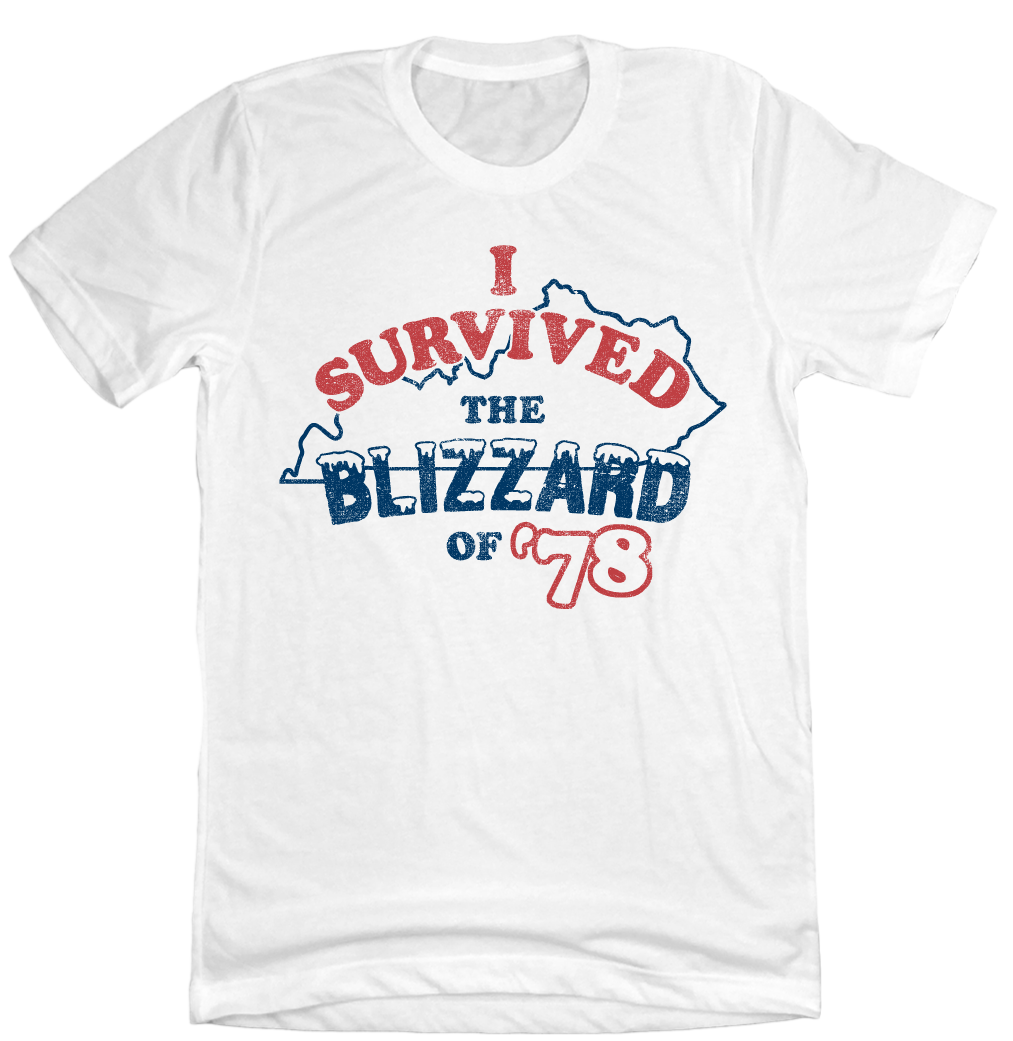 I Survived The Blizzard of '78 Kentucky Old School Shirts