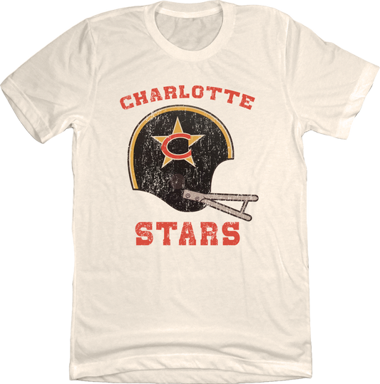 Charlotte Stars World Football League Old School Shirts