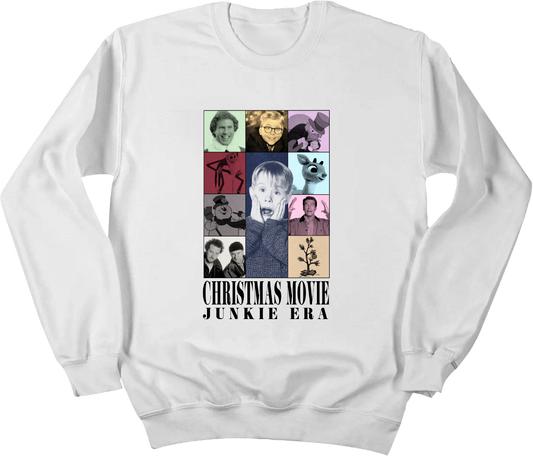 Christmas Movie Era Crewneck Old School Shirts