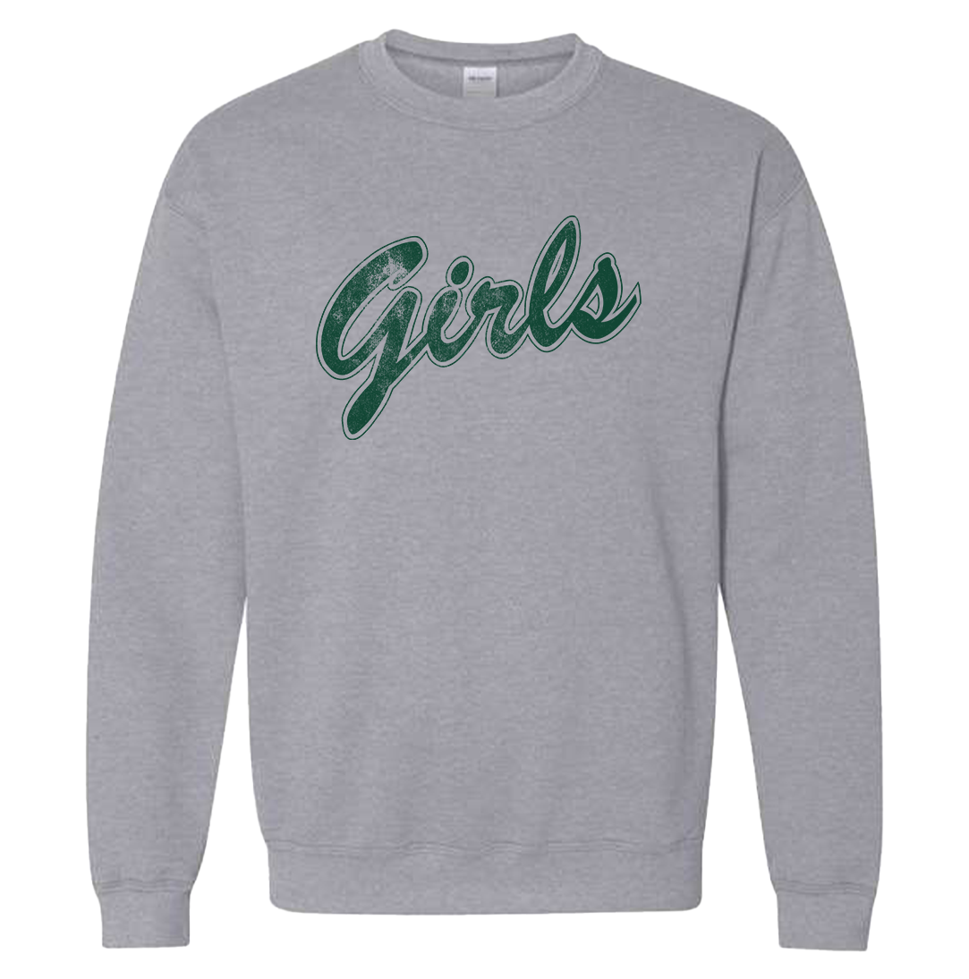 GIRLS Crewneck Sweatshirt Green Ink