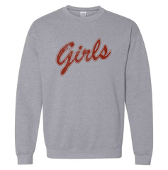 GIRLS Crewneck Sweatshirt Red Ink