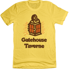 The Gatehouse Taverne yellow T-shirt Old School Shirts