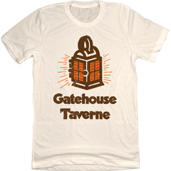 The Gatehouse Taverne Natural white T-shirt Old School Shirts