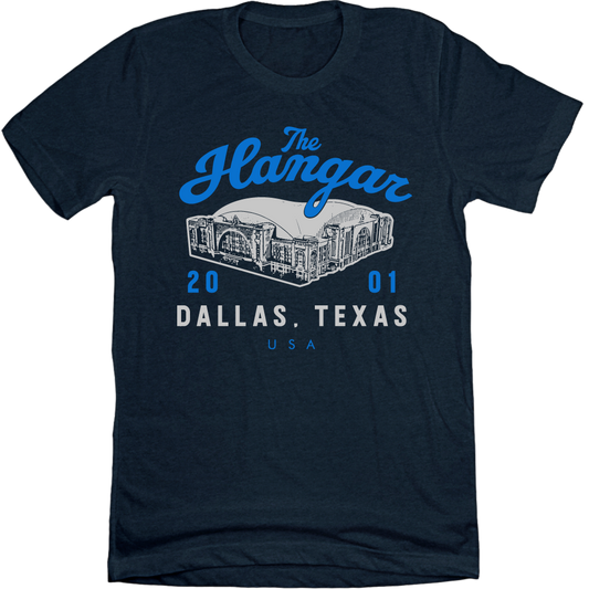 The Hangar -Dallas, Texas - Basketball Version Old School Shirts