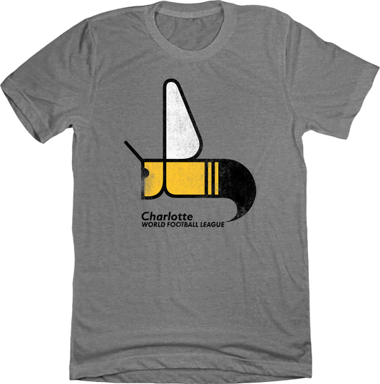 Charlotte World Football League WFL Old School Shirts