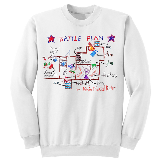 Kevin's Battle Plan Map Sweatshirt