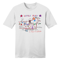 Kevin's Battle Plan Map Tee