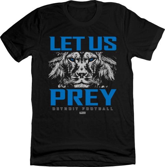 Detroit Football - Let Us Prey Old School Shirts