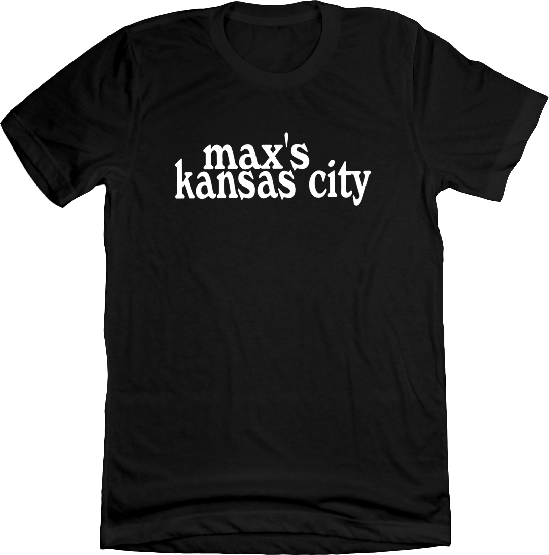 Max's Kansas City Black T-shirt Old School Shirts