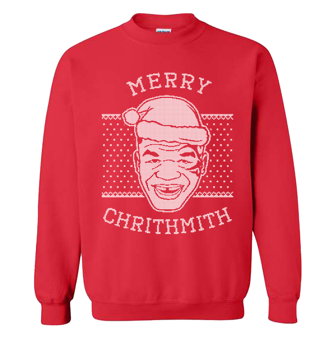 Merry Chrithmith Red Sweatshirt