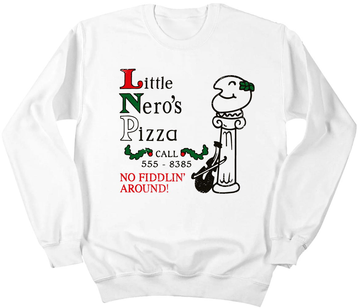 Little Nero's Pizza Crewneck Sweatshirt