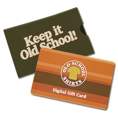 Old School Shirts Gift Card Graphic