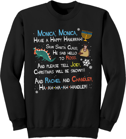 Phoebe's Holiday Song Ugly Crewneck Sweatshirt Old School Shirts